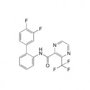 Формула молекулы Пиразифлумид| Formula of active ingredient Pyraziflumid 