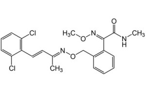 Формула молекулы Фенаминстробин| Formula of active ingredient Fenaminstrobin 
