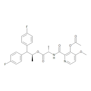 Формула молекулы Флорилпикоксамид| Formula of active ingredient Florylpicoxamid 