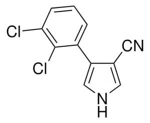 Формула молекулы Фенпиклонил| Formula of active ingredient Fenpiclonil 