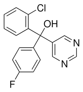 Формула молекулы Нуаримол| Formula of active ingredient Nuarimol 
