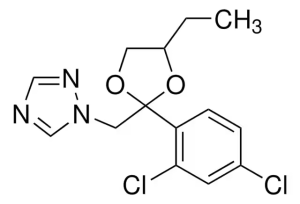 Формула молекулы Этаконазол| Formula of active ingredient Etaconazole 