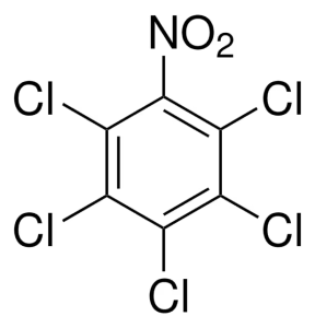 Формула молекулы Квинтозен| Formula of active ingredient Quintozene 