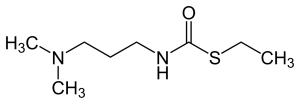Формула молекулы Протиокарб| Formula of active ingredient Prothiocarb 