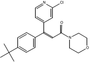 Формула молекулы Пириморф| Formula of active ingredient Pyrimorph 