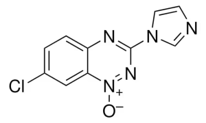 Формула молекулы Триазоксид| Formula of active ingredient Triazoxide 