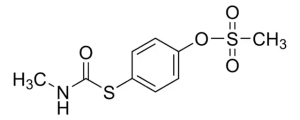 Формула молекулы Метасульфокарб| Formula of active ingredient Methasulfocarb 