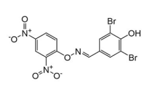 Формула молекулы Бромофеноксим| Formula of active ingredient Bromofenoxim 