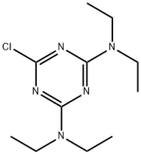 Формула молекулы Хлоразин| Formula of active ingredient Chlorazine 