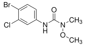 Формула молекулы Хлорбромурон| Formula of active ingredient Chlorbromuron 