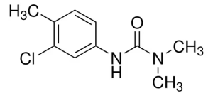 Формула молекулы Хлоротолурон| Formula of active ingredient Chlorotoluron 