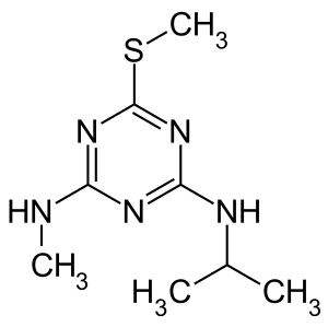 Формула молекулы Десметрин| Formula of active ingredient Desmetryne 