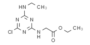 Формула молекулы Эглиназин-этил| Formula of active ingredient Eglinazine-ethyl 