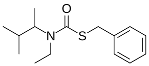 Формула молекулы Эспрокарб| Formula of active ingredient Esprocarb 