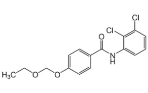Формула молекулы Этобензанид| Formula of active ingredient Etobenzanid 