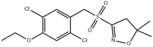 Формула молекулы Феноксасульфон| Formula of active ingredient Fenoxasulfone 