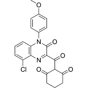 Формула молекулы Фенквинотрион| Formula of active ingredient Fenquinotrione 