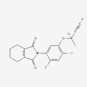 Формула молекулы Флумипропин| Formula of active ingredient Flumipropyn 