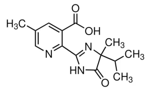Формула молекулы Имазапик| Formula of active ingredient Imazapic 