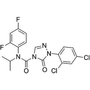 Формула молекулы Ипфенкарбазон| Formula of active ingredient Ipfencarbazone 
