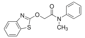 Формула молекулы Мефенацет| Formula of active ingredient Mefenacet 