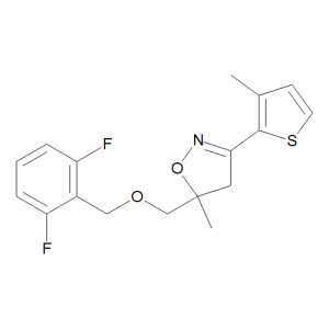 Формула молекулы Метиозолин| Formula of active ingredient Methiozolin 
