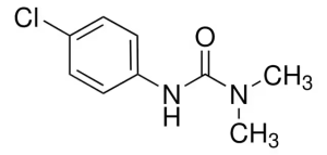 Формула молекулы Монурон| Formula of active ingredient Monuron 