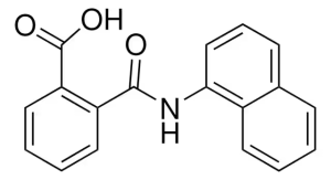 Формула молекулы Напталам| Formula of active ingredient Naptalam 