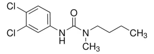 Формула молекулы Небурон| Formula of active ingredient Neburon 