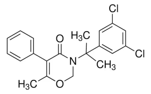 Формула молекулы Оксазикломефон| Formula of active ingredient Oxaziclomefone 