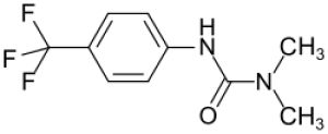 Формула молекулы Парафлурон| Formula of active ingredient Parafluron 