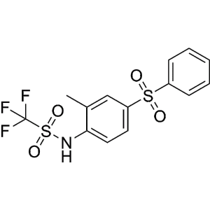Формула молекулы Перфлуидон| Formula of active ingredient Perfluidone 