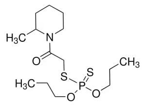 Формула молекулы Пиперофос| Formula of active ingredient Piperophos 