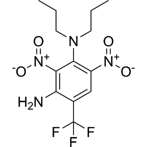 Формула молекулы Продиамин| Formula of active ingredient Prodiamine 