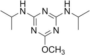 Формула молекулы Прометон| Formula of active ingredient Prometon 