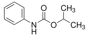 Формула молекулы Профам| Formula of active ingredient Propham 
