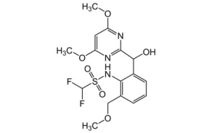 Формула молекулы Пиримисульфан| Formula of active ingredient Pyrimisulfan 