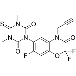 Формула молекулы Трифлудимоксазин| Formula of active ingredient Trifludimoxazin 