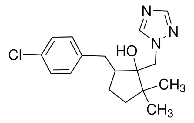 Формула молекулы Метконазол| Formula of active ingredient Metconazole 