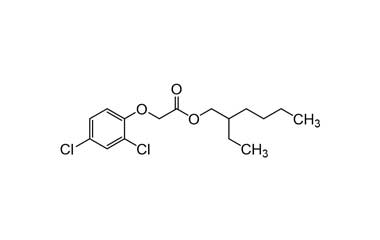 Формула молекулы Дикамба (2-этилгексиловые эфиры)| Formula of active ingredient Dicamba 2-ethylhexyl ester 