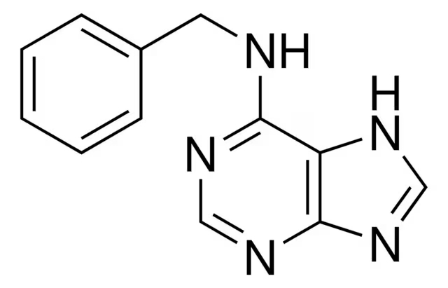 Формула молекулы Бензиладенин| Formula of active ingredient Benzyladenine 