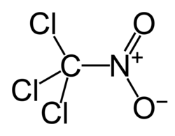 Формула молекулы Хлорпикрин| Formula of active ingredient Chloropicrin 