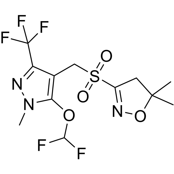 Формула молекулы Пироксасульфон| Formula of active ingredient Pyroxasulfone 