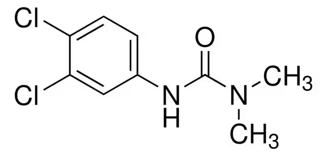 Формула молекулы Диурон| Formula of active ingredient Diuron 