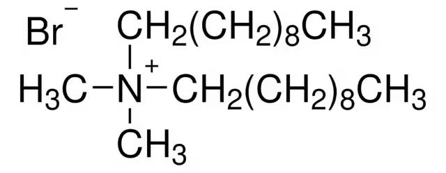 Формула молекулы Дидецилдиметиламмоний бромид| Formula of active ingredient didecyldimethylammonium bromide 