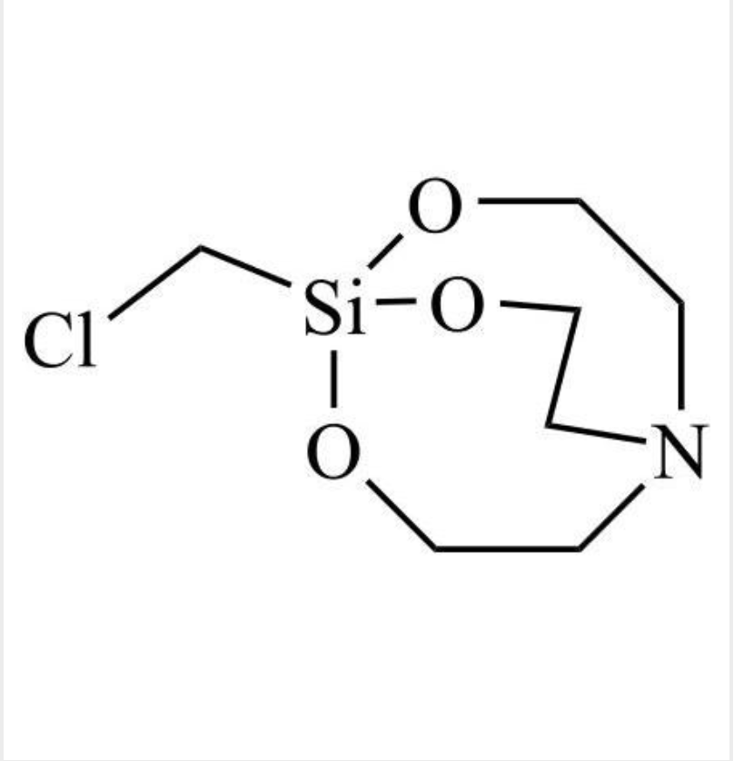 Формула молекулы 1-Хлорметилсилатран| Formula of active ingredient 1-chloromethylsilatrane 