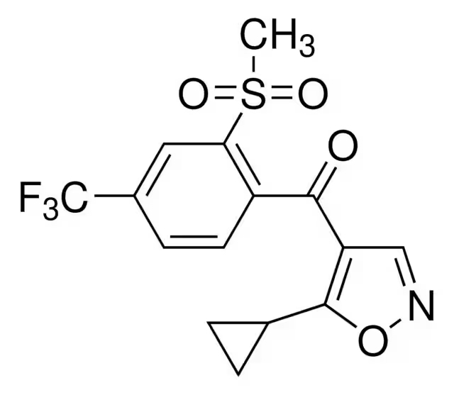 Формула молекулы Изоксафлютол| Formula of active ingredient Isoxaflutole 